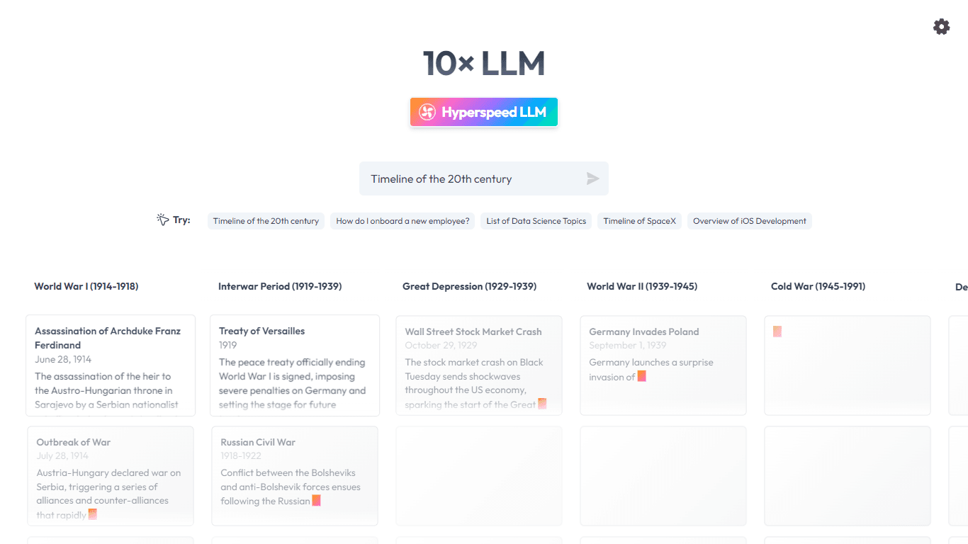 10× LLM