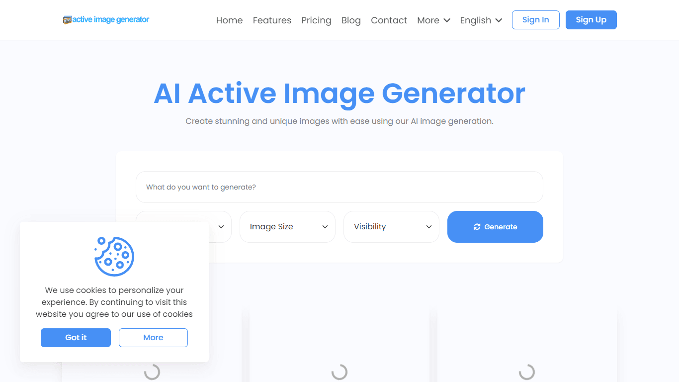Active Image Generator