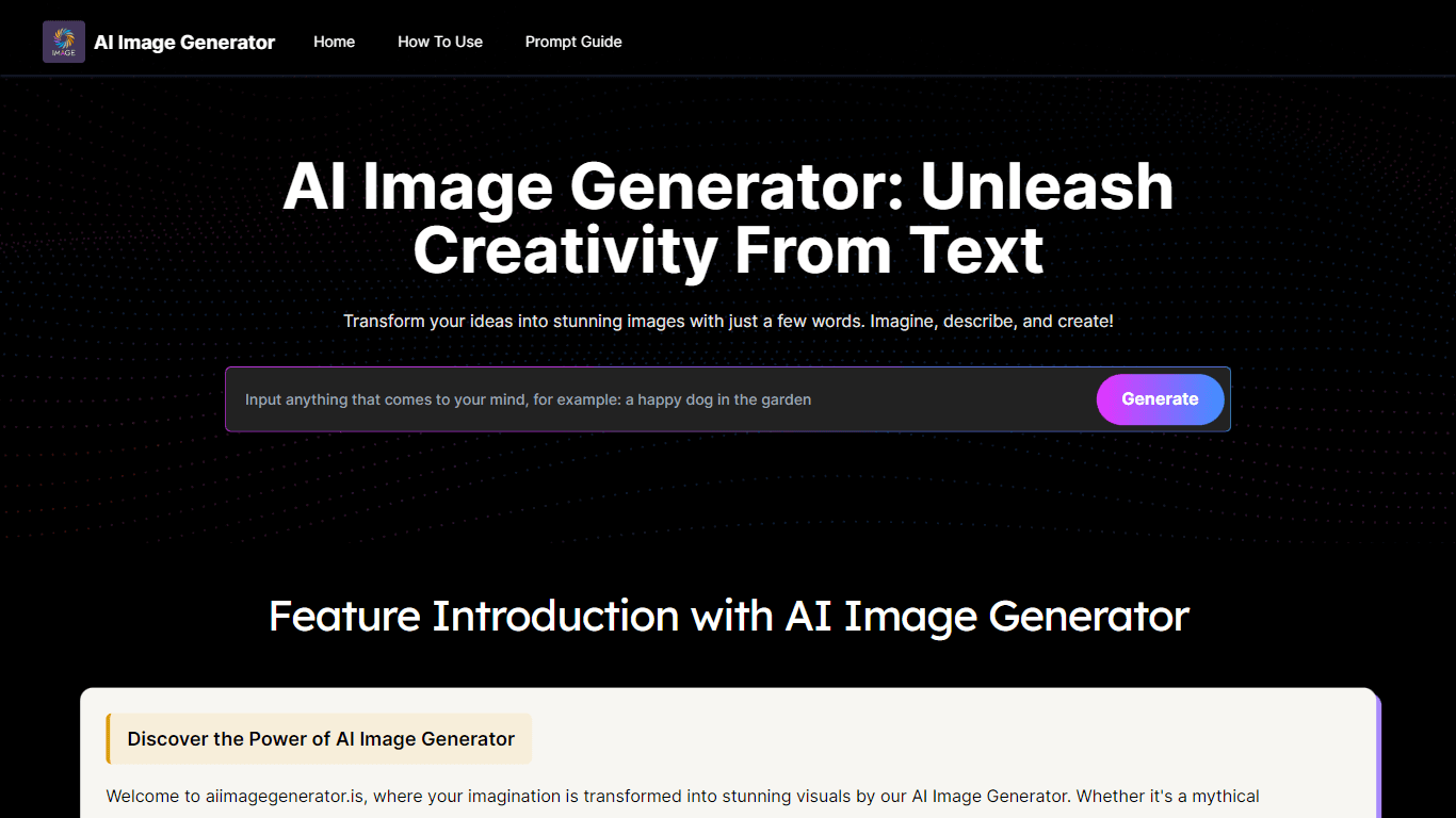 AI Image Generator From Text Free Online