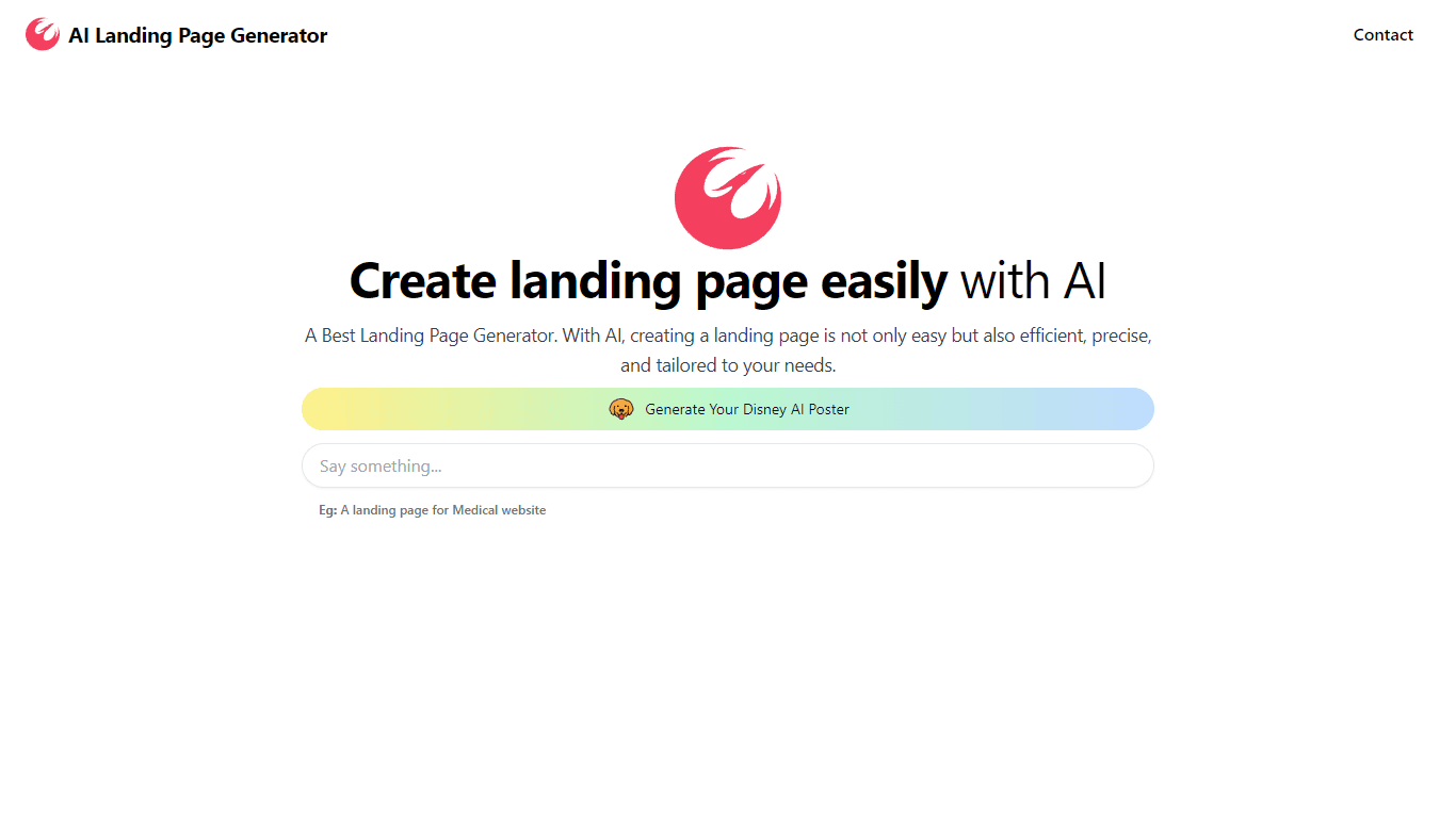 AI Landing Page Generator