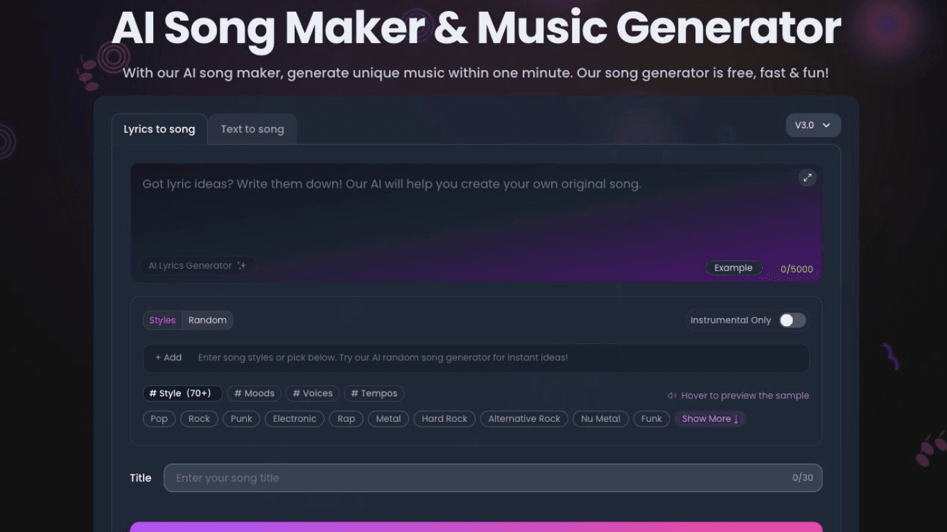 AI Make Song