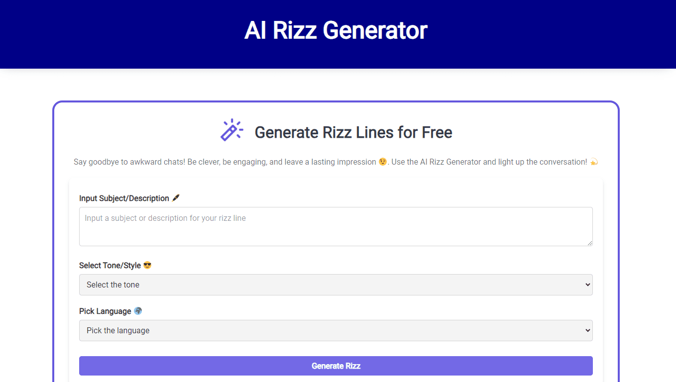 AI Rizz Generator