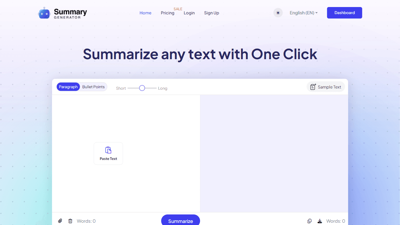 AI Summary Generator