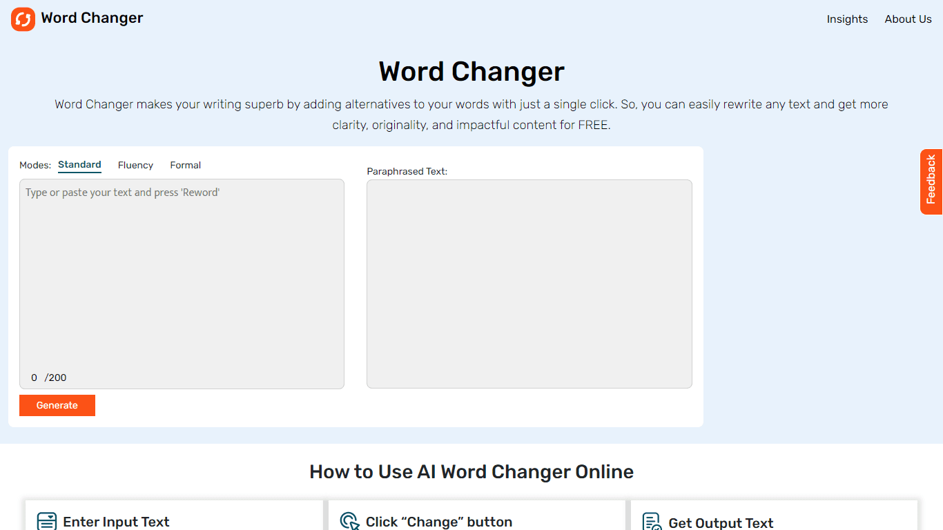 AI Word Changer