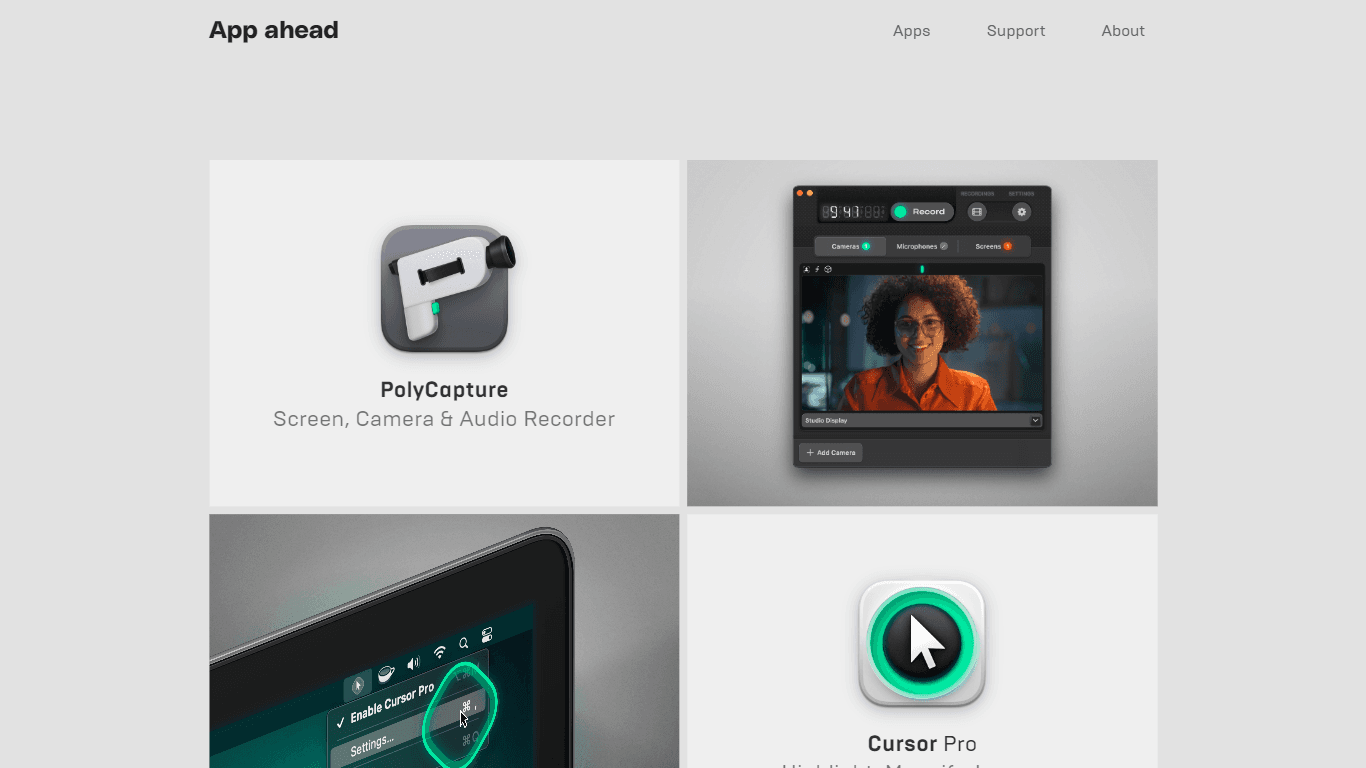 App ahead