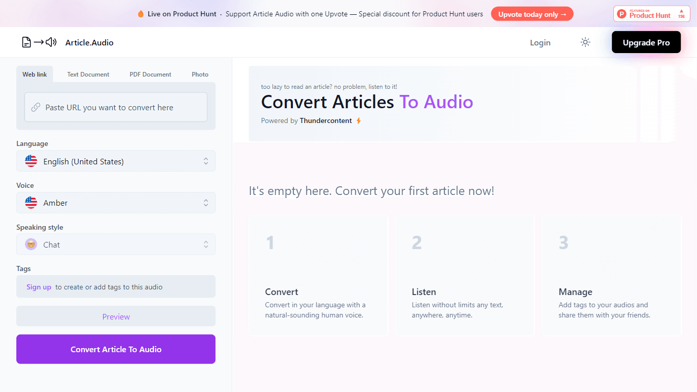 Article Audio