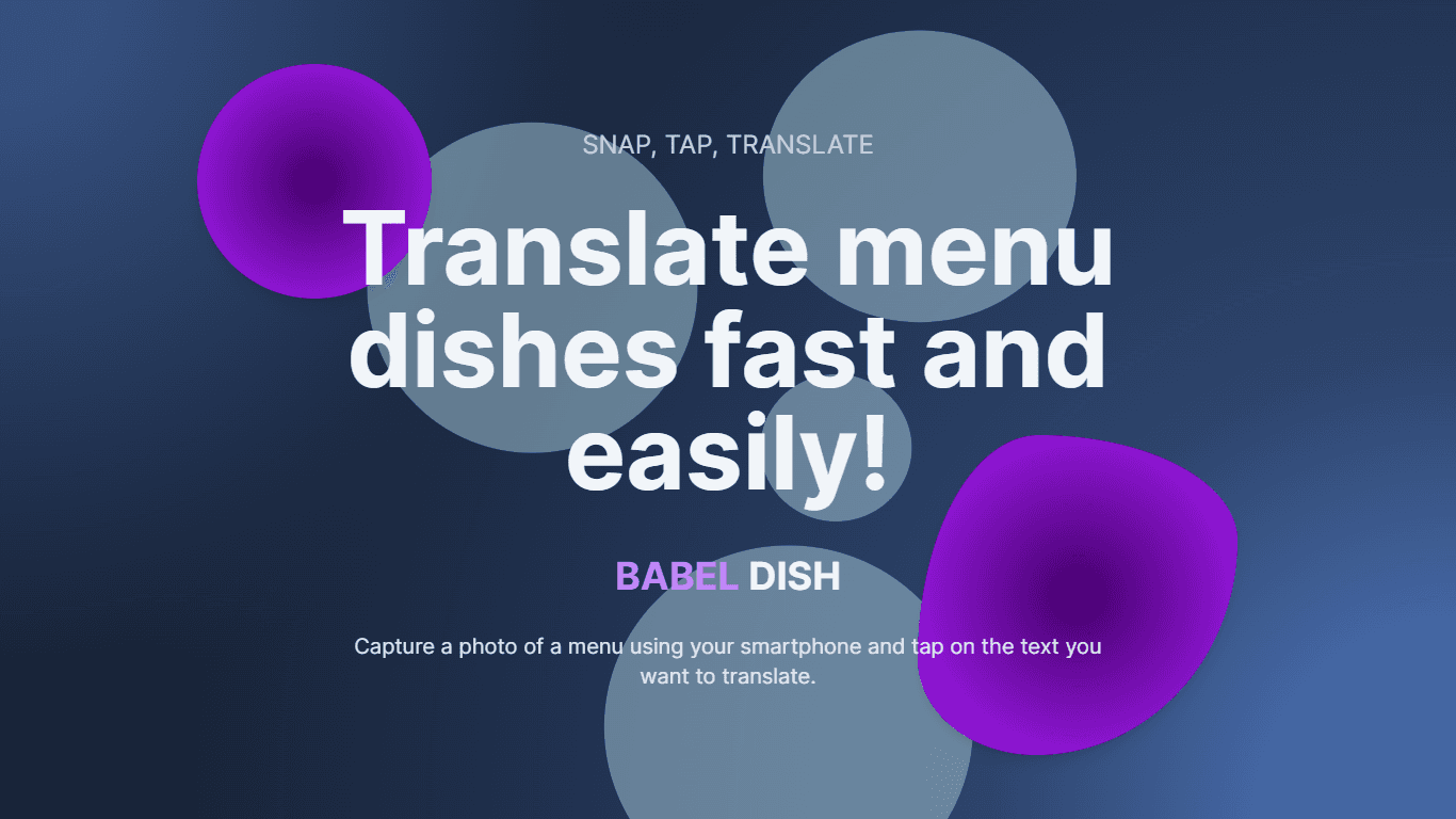 Babel Dish