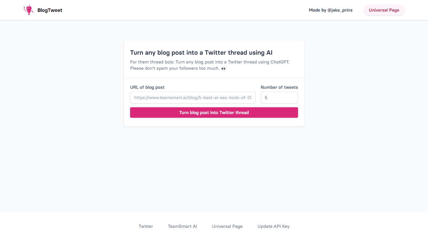 BlogTweet