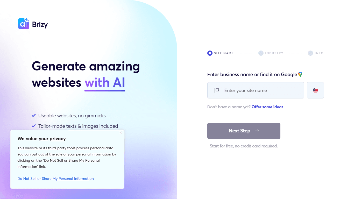 Brizy AI Builder