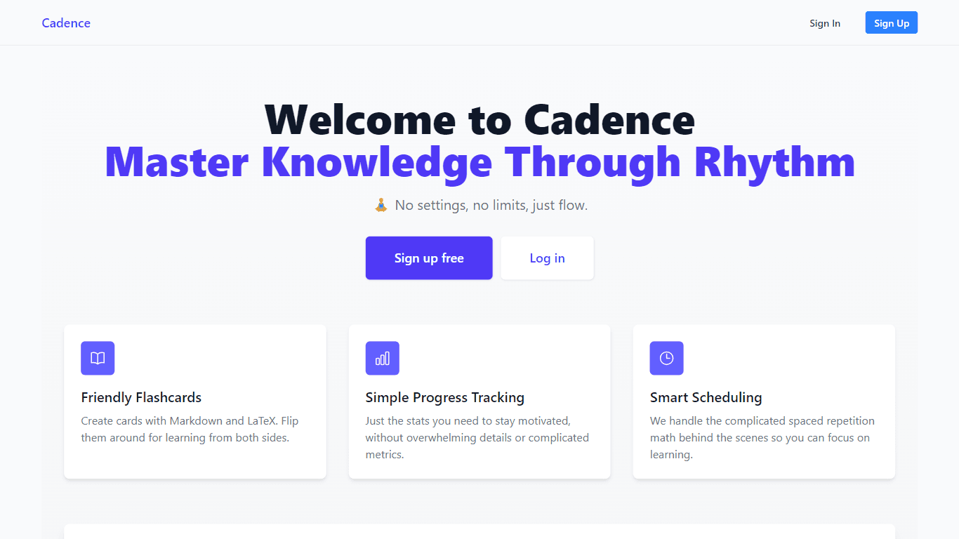 Cadence