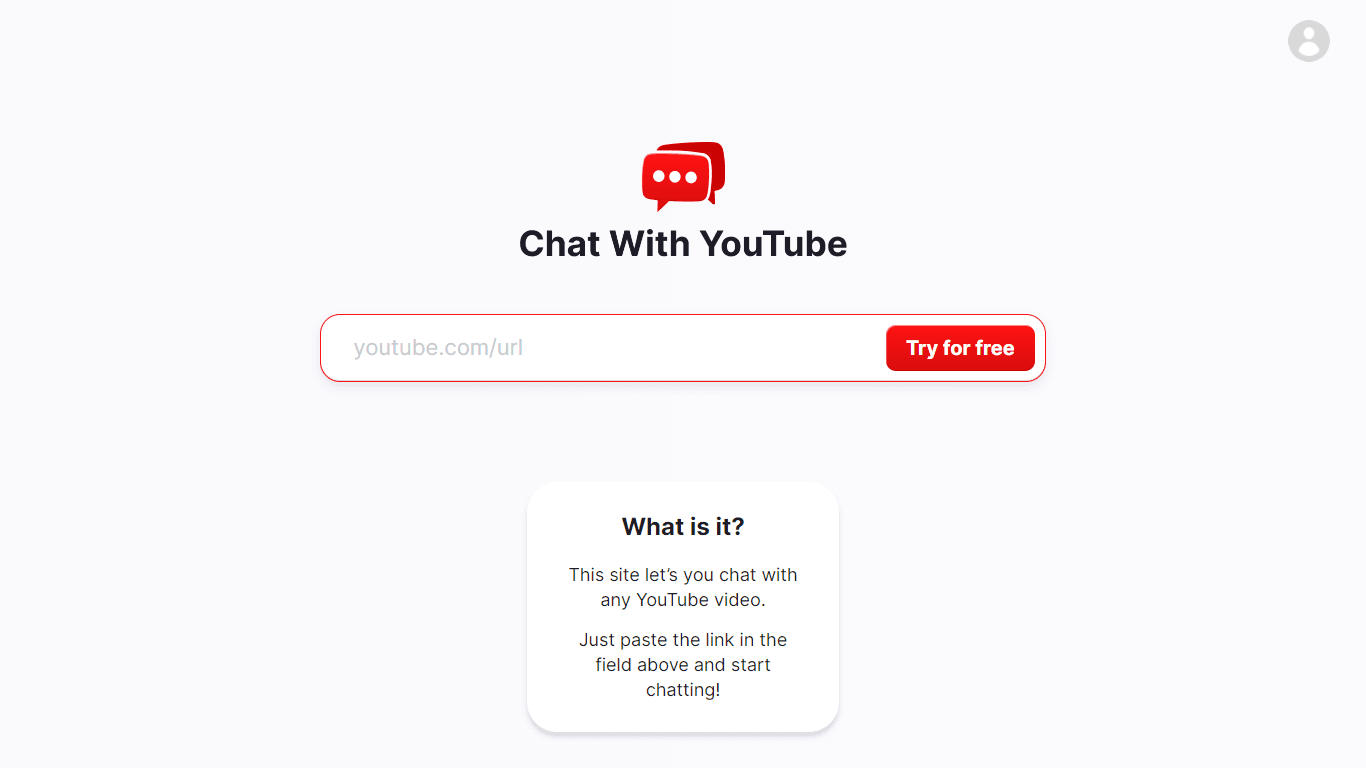 Chat With Youtube