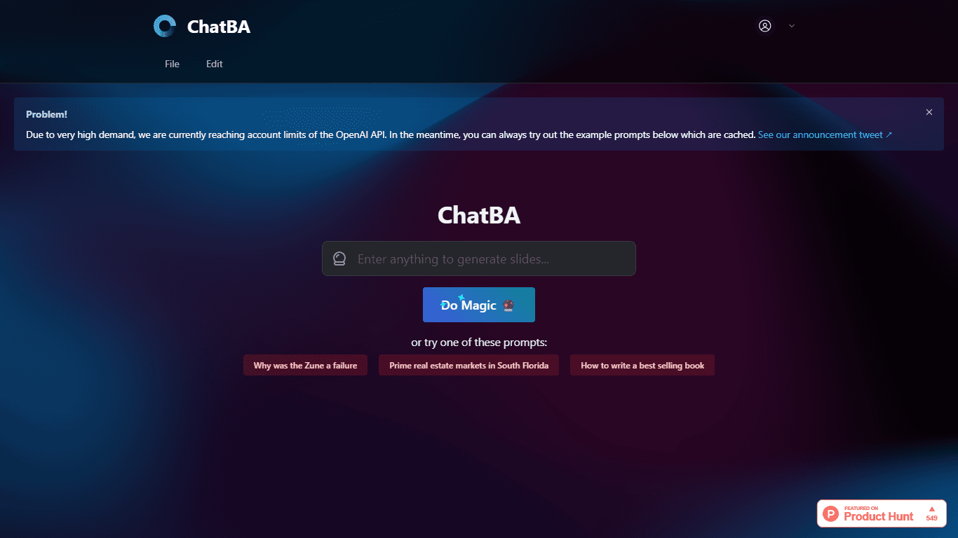 ChatBA