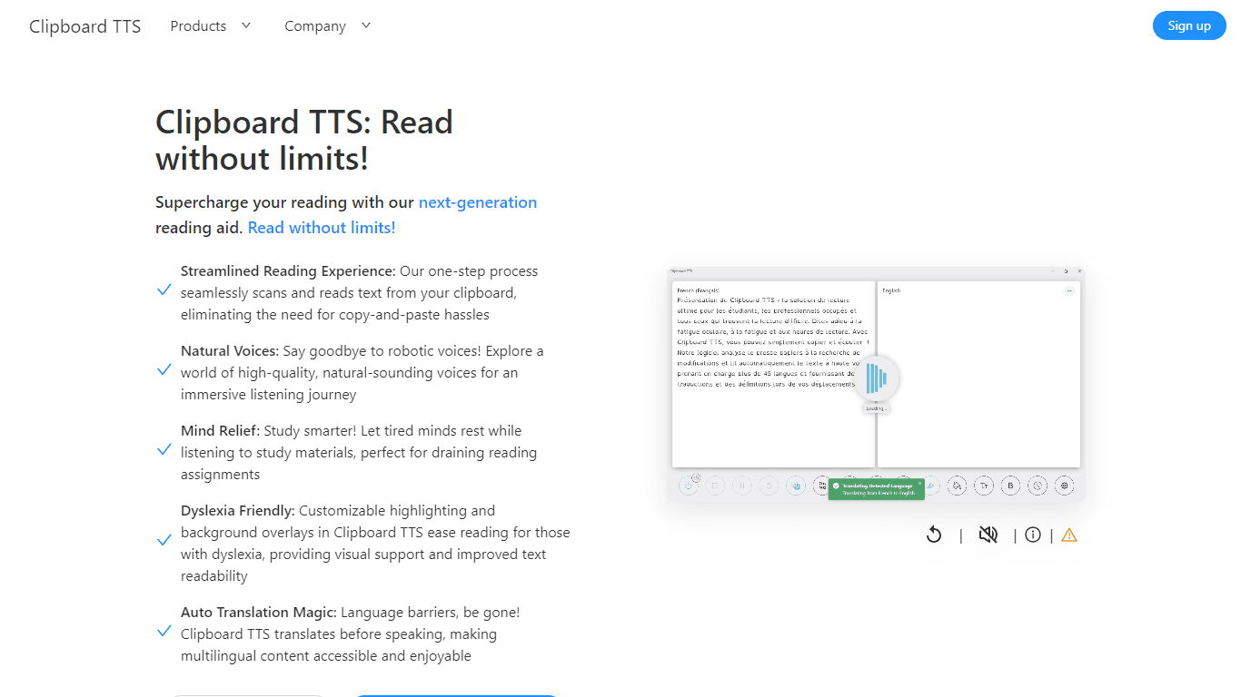Clipboard TTS