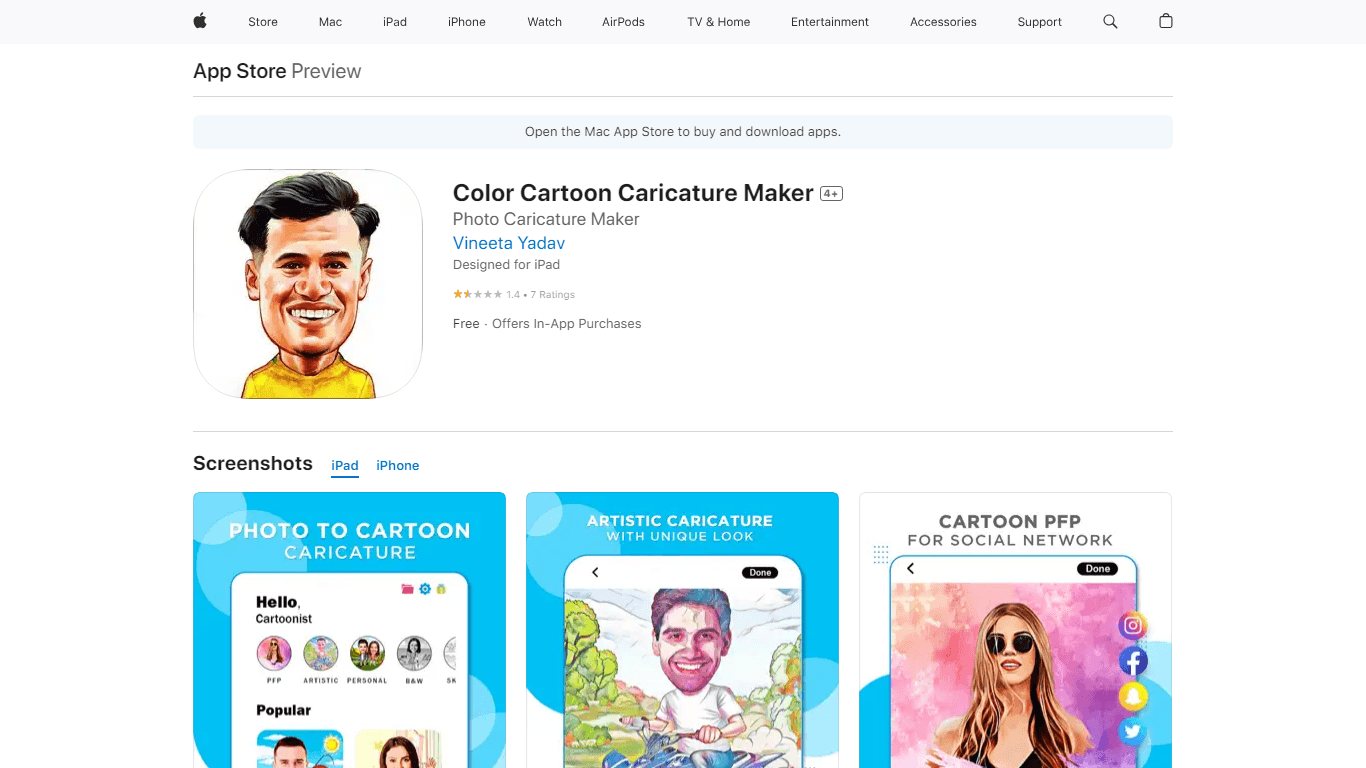 Color Cartoon Caricature Maker