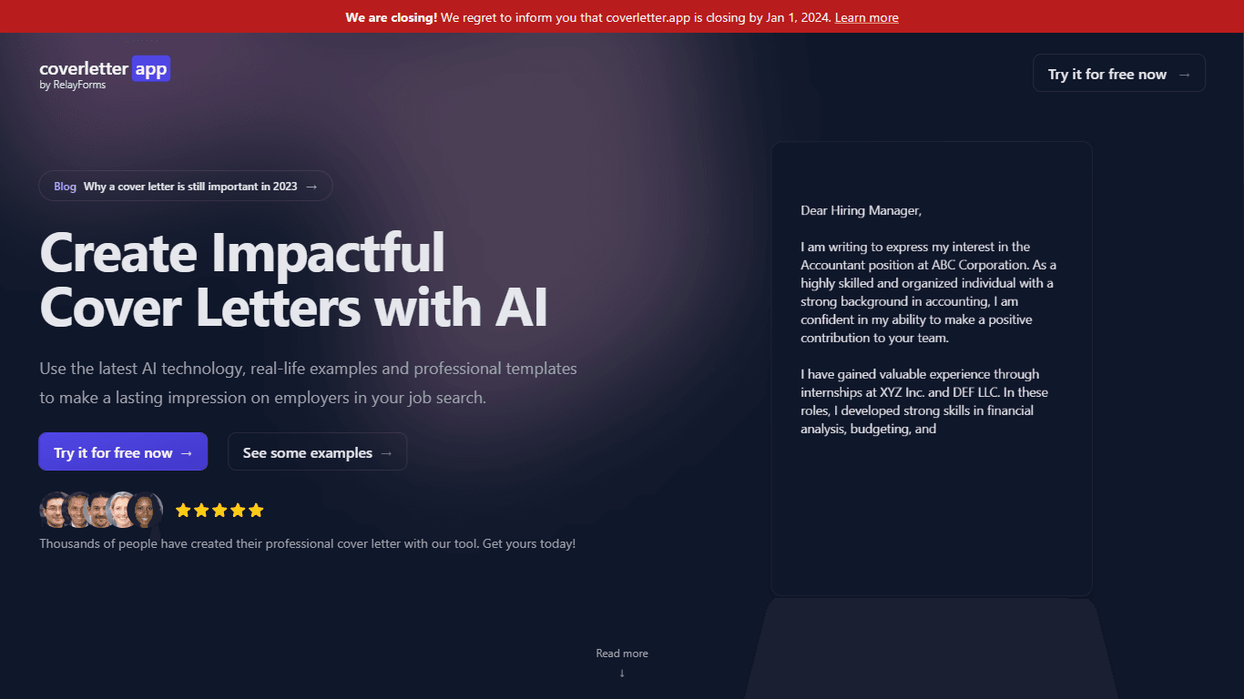 Coverletter.app