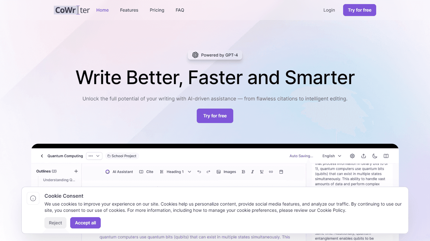CoWriter AI