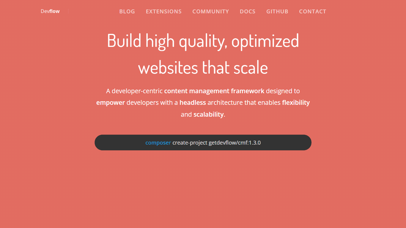 Devflow CMS