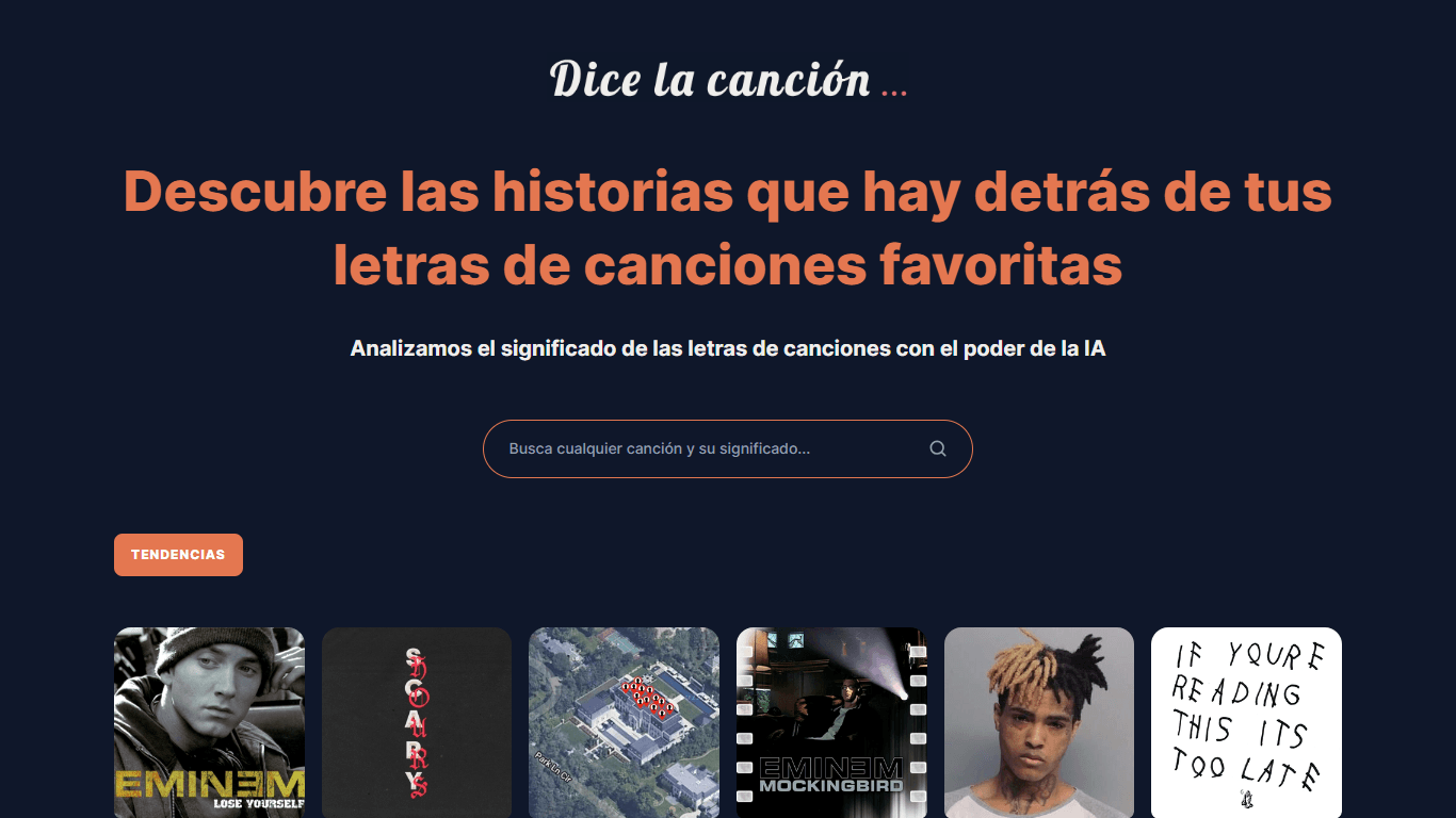 Dice la canción