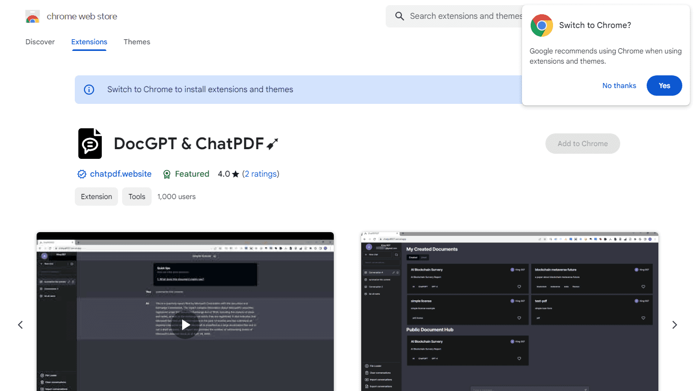 DocGPT & ChatPDF➶