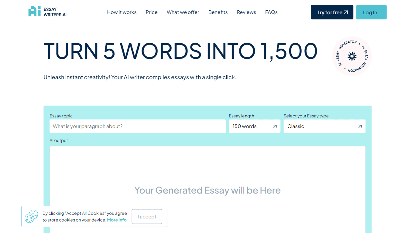 Essay Writer AI