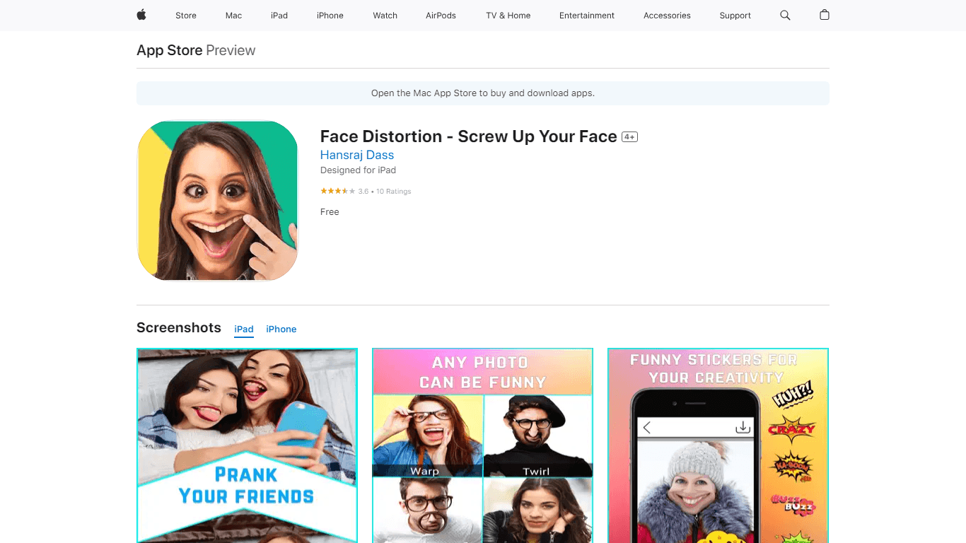Face Distortion