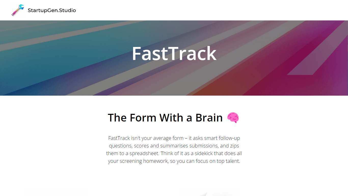 FastTrack | Startupgen.Studio
