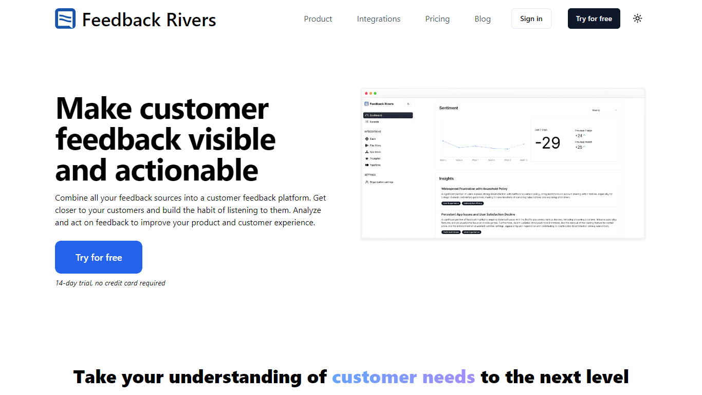 Feedback Rivers