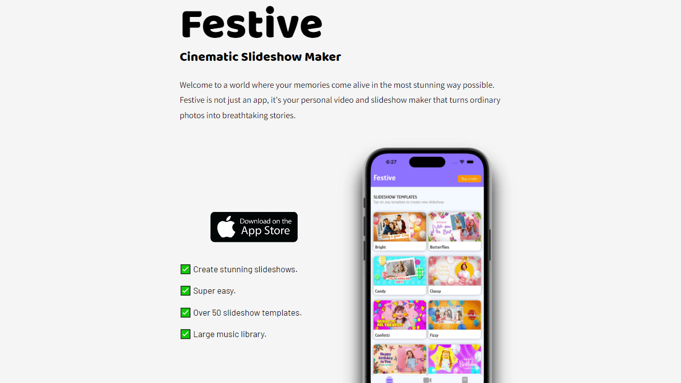 Festive Slideshow Maker