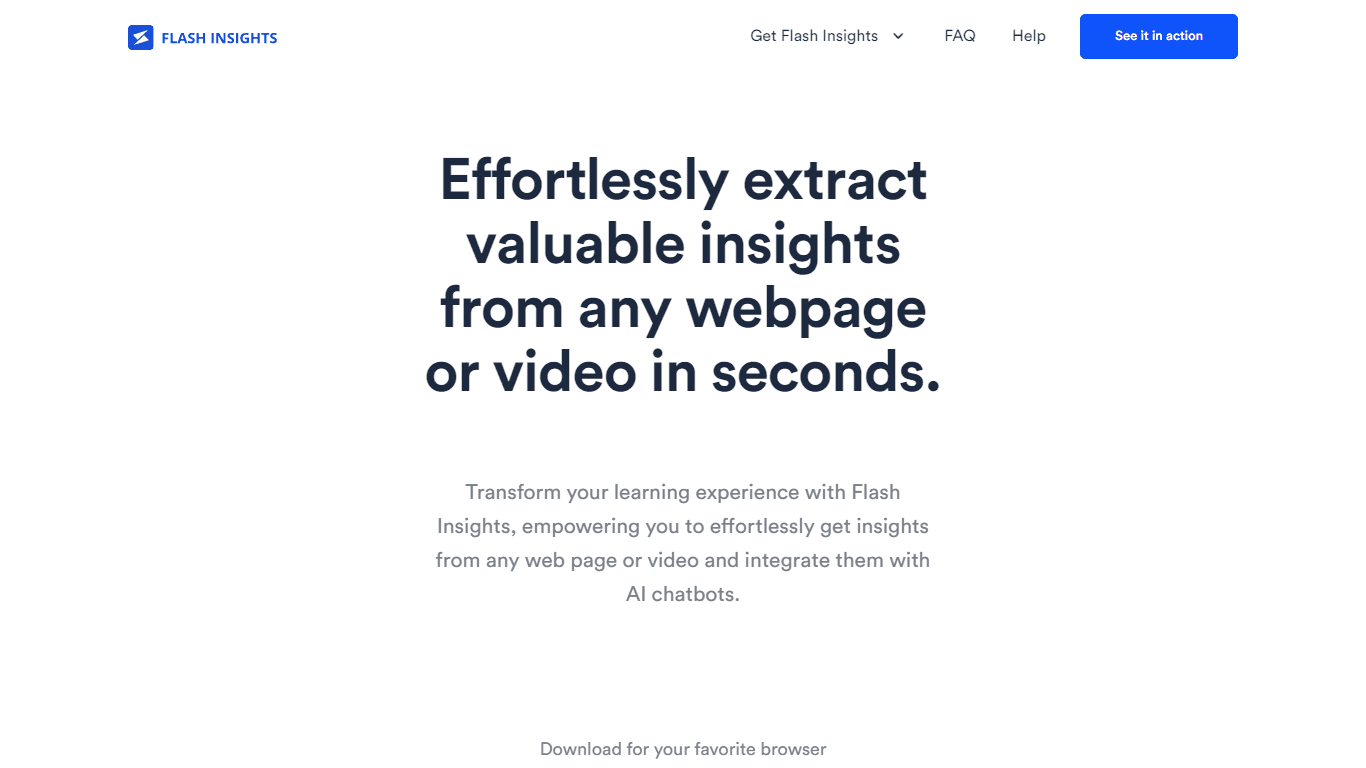 Flash Insights