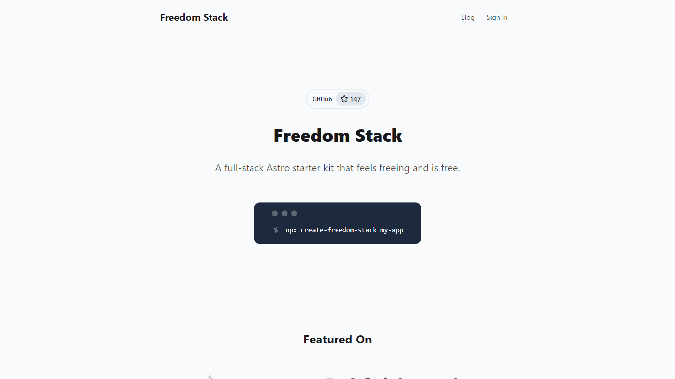 Freedom Stack