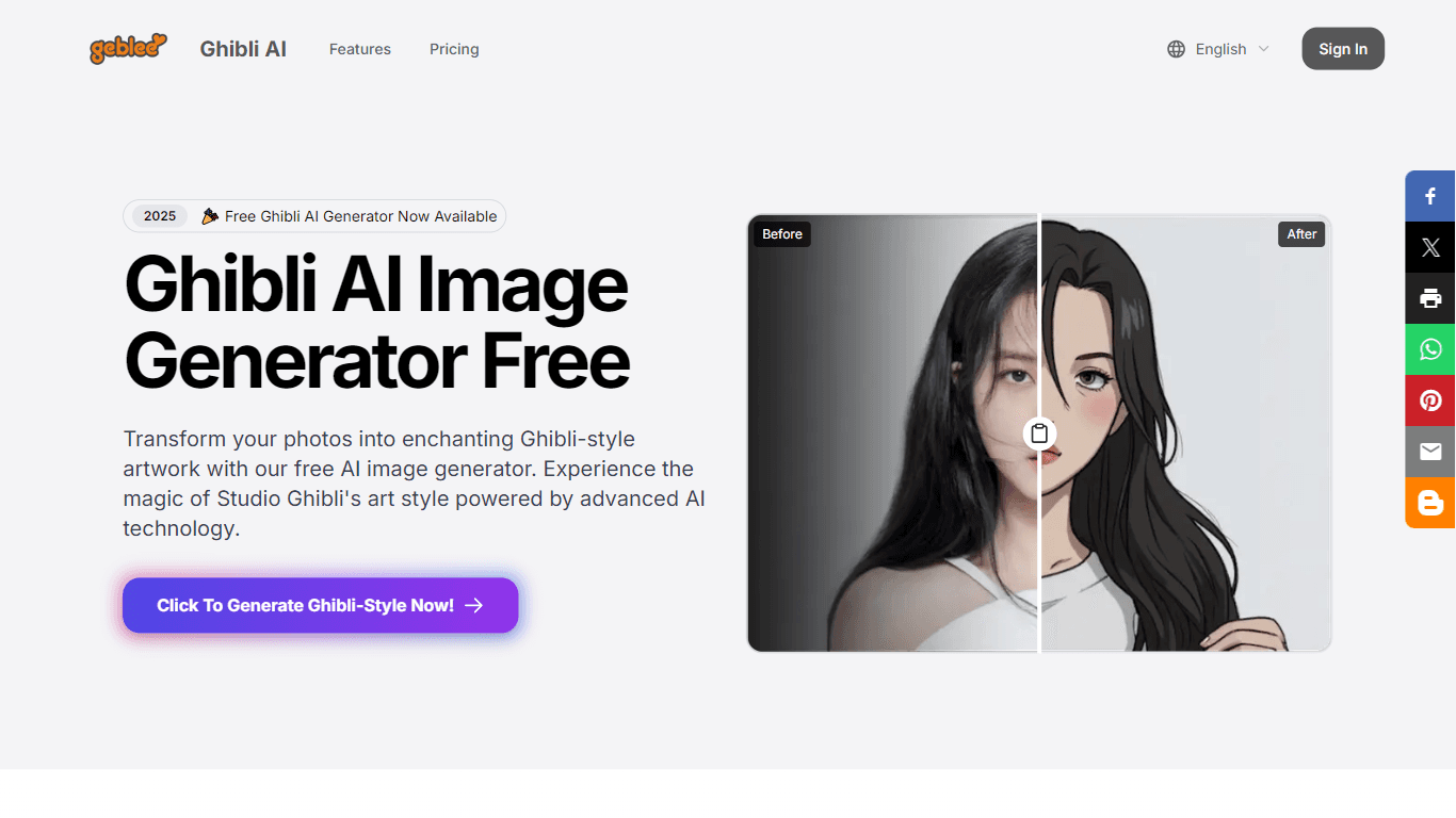Ghibli AI Image Generator