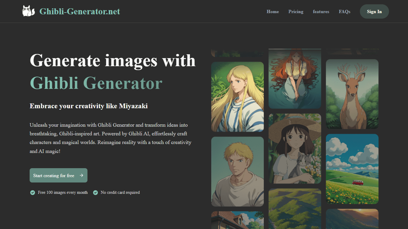 Ghibli Generator