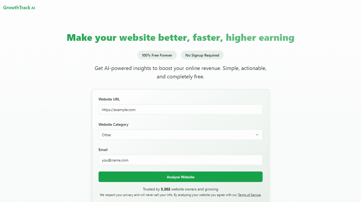 GrowthTrack AI