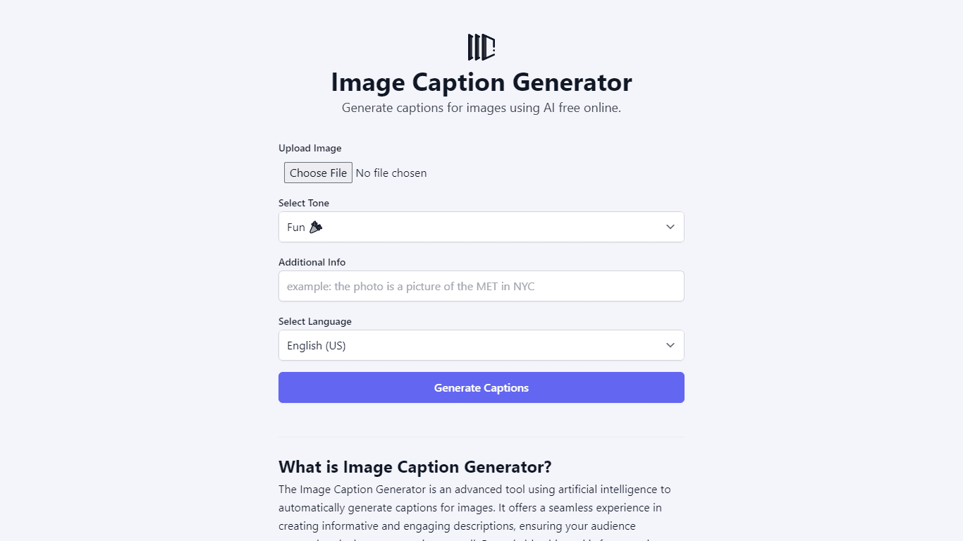 Image Caption Generator