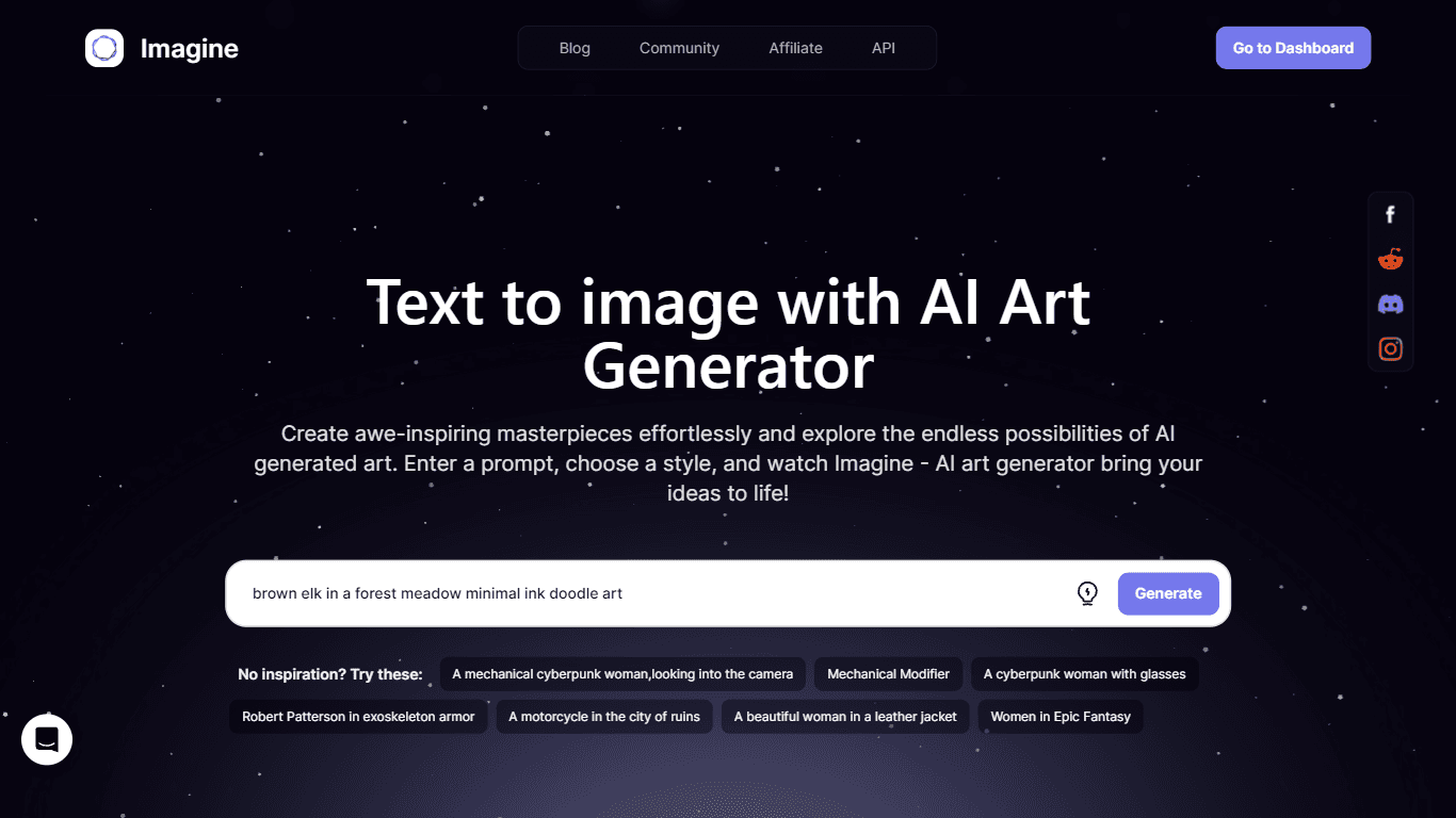 Imagine AI Art Generator
