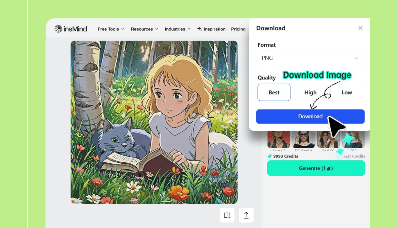insMind Ghibli AI Generator