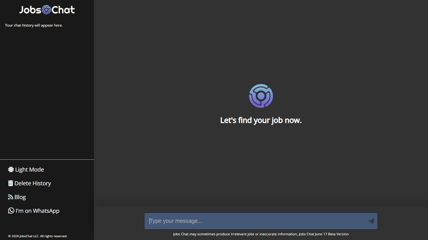 Jobs Chat