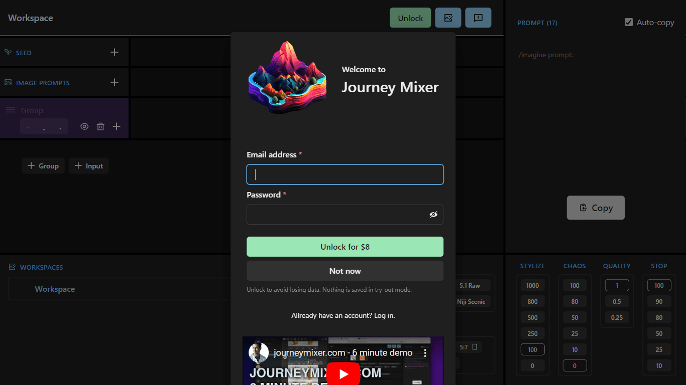 Journey Mixer