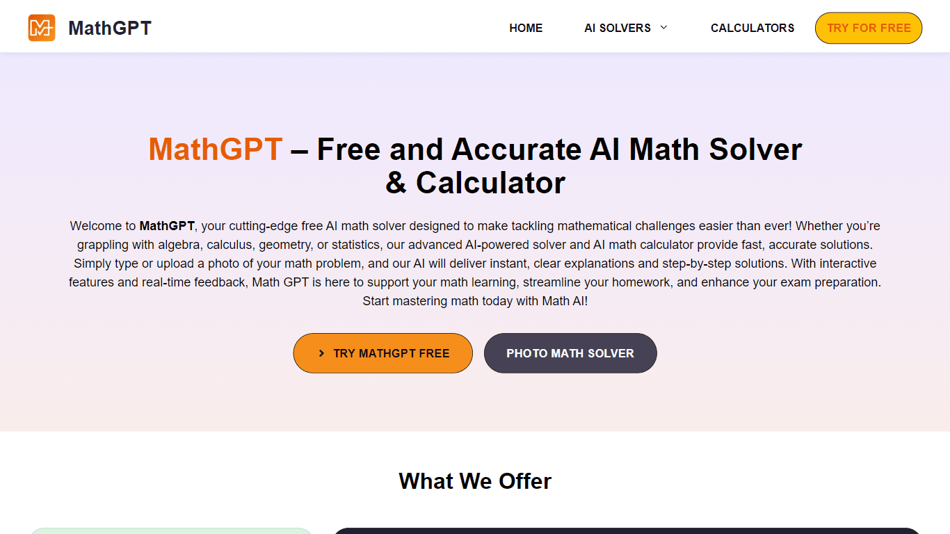MathGPT Info