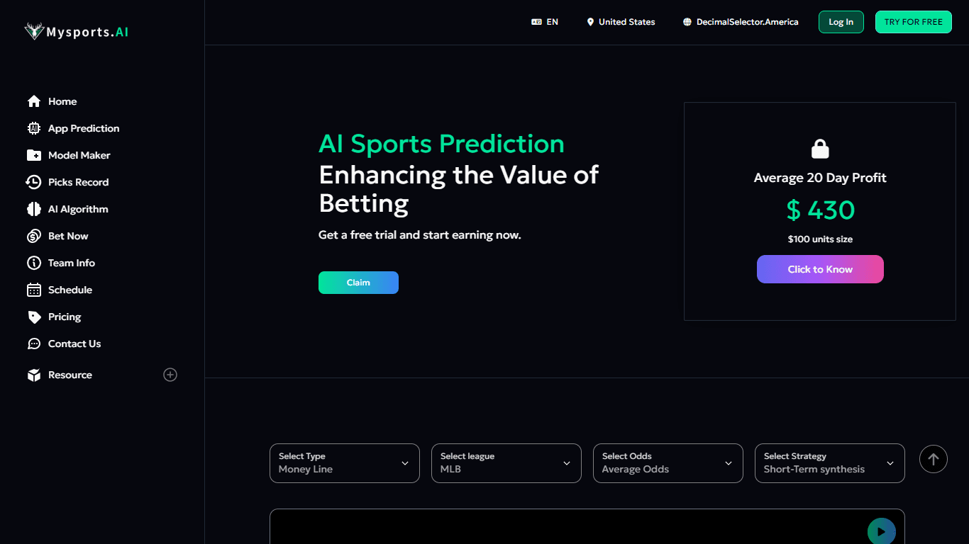 Mysports AI