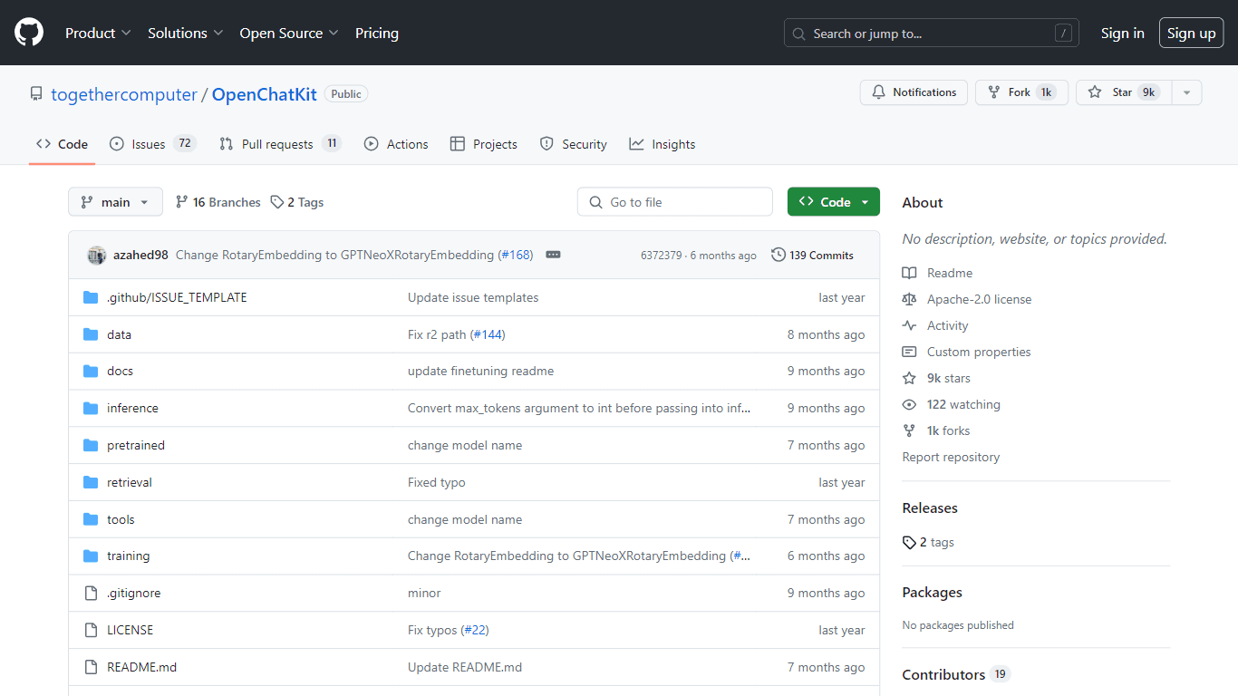 OpenChatKit