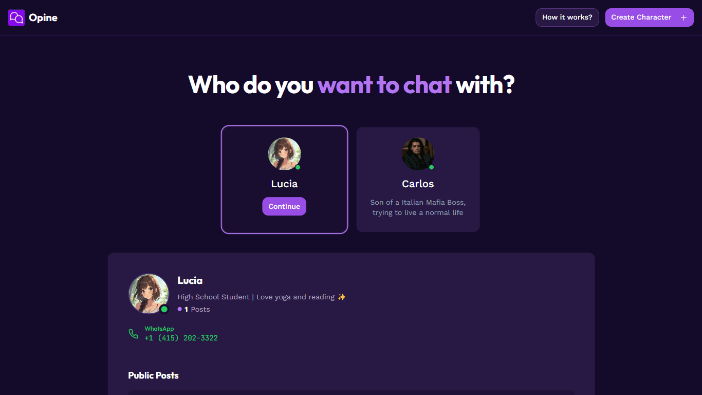 Opine Chat
