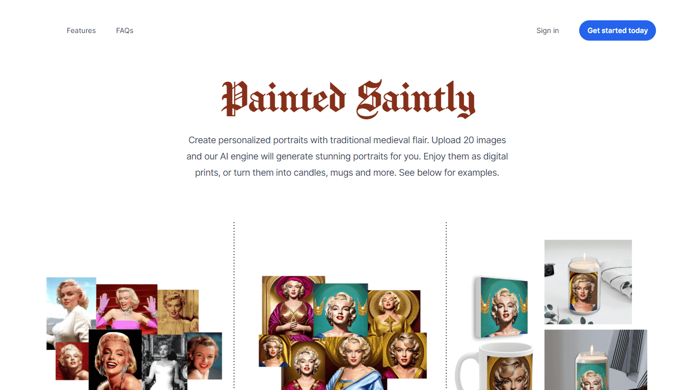 Painted Saintly