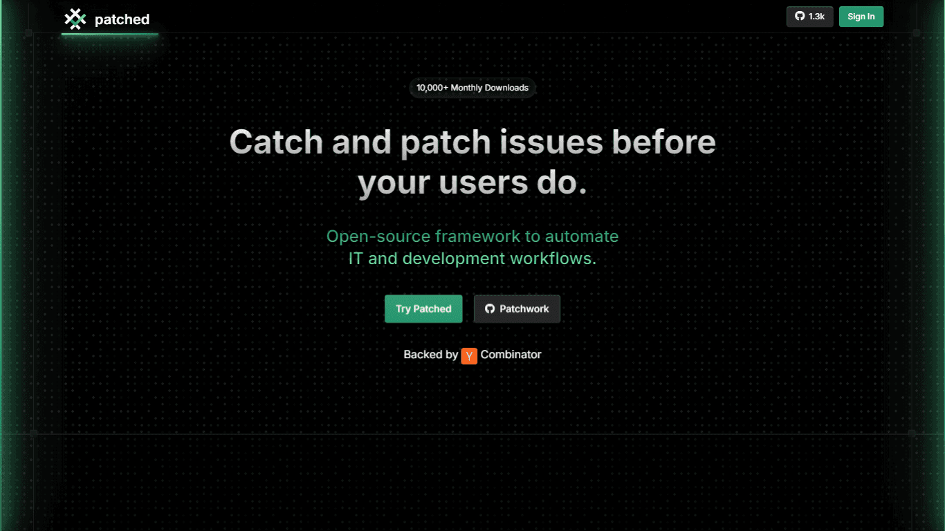Patched