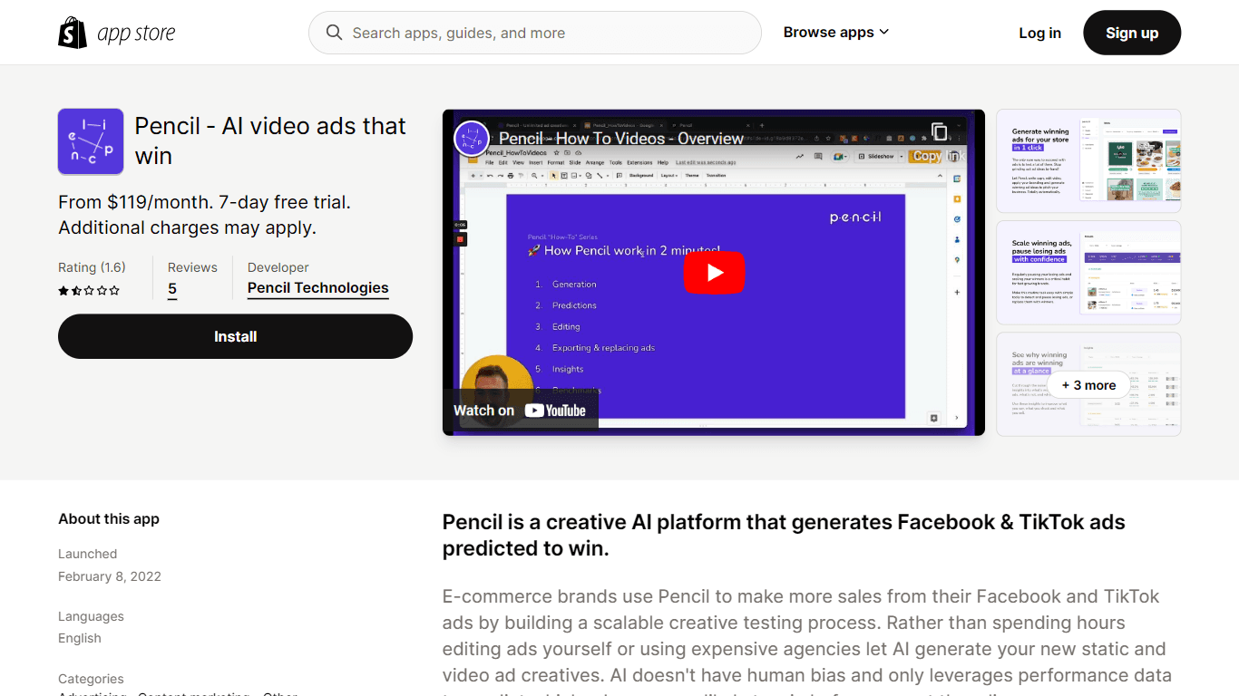 Pencil | Shopify App