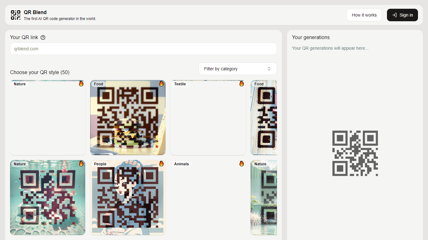 QR Blend