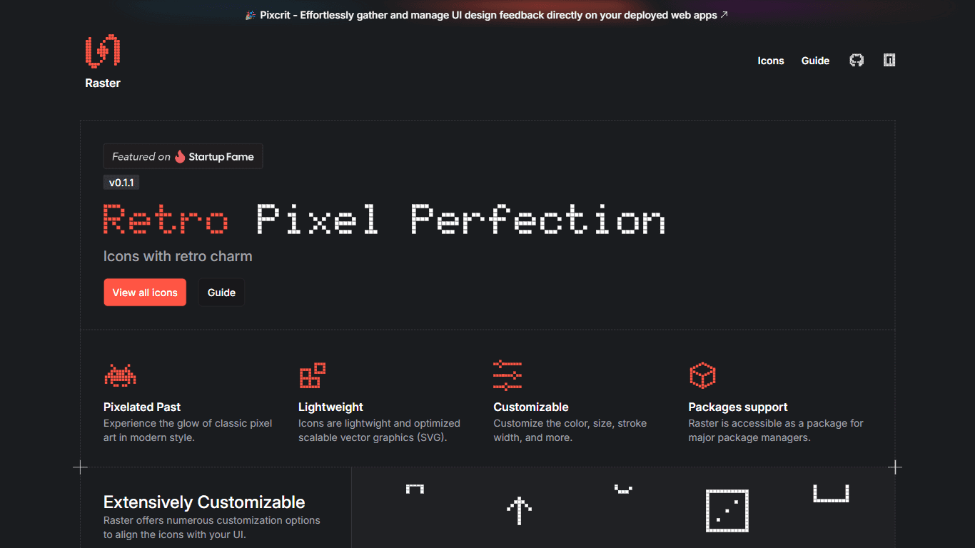 Raster UI