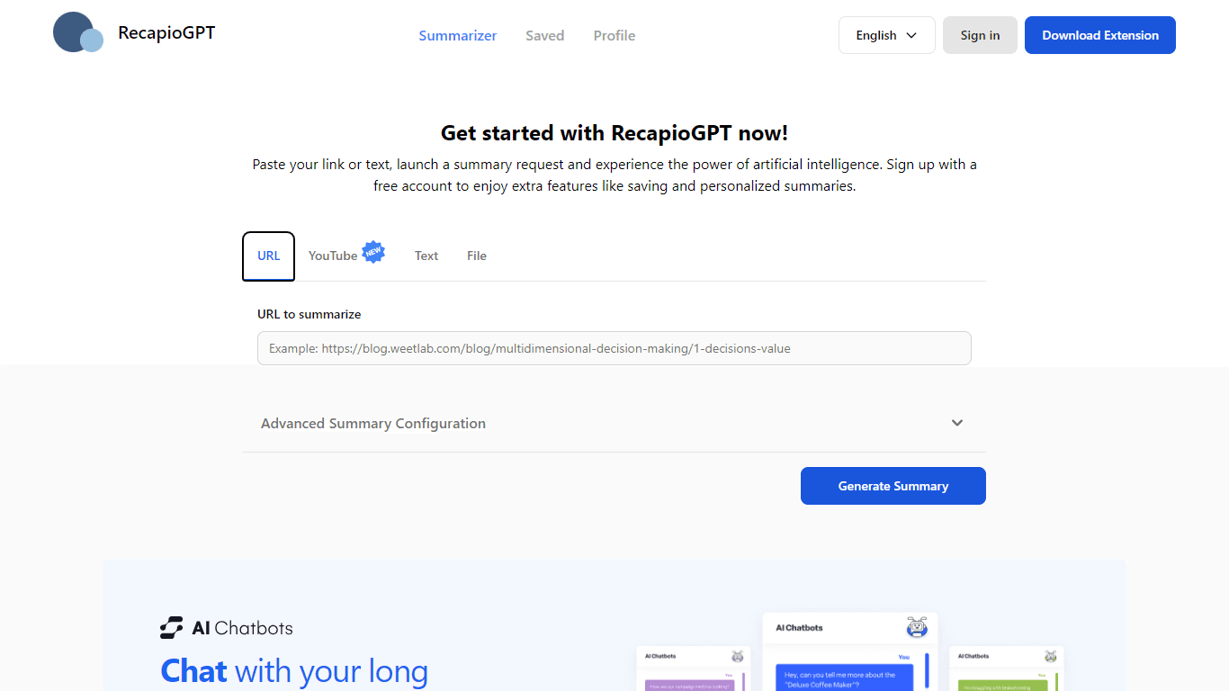RecapioGPT