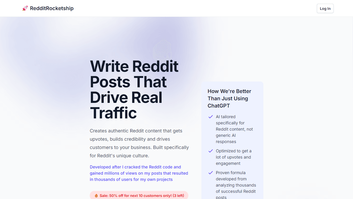 Reddit Rocketship