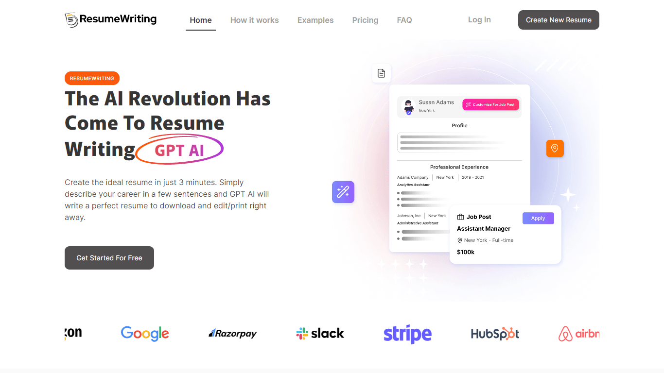 Resume Writing